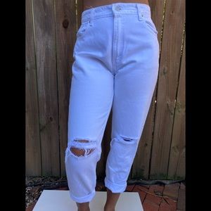 White Mom Jeans
